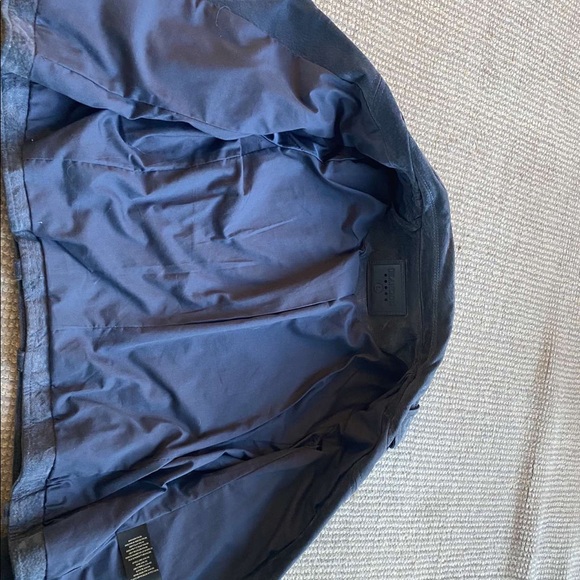 Blue Suede Biker Jacket - Picture 5 of 5